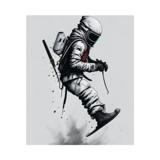 Banksy Ski Lover T-Shirt