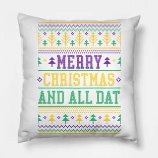 New Orleans Christmas Shirt Pillow