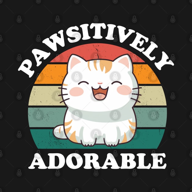 Pawsitively Adorable Cute Chibi Cat by starryskin