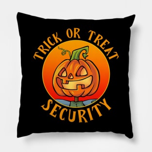 Halloween Security Trick Or Treat Parent Pillow