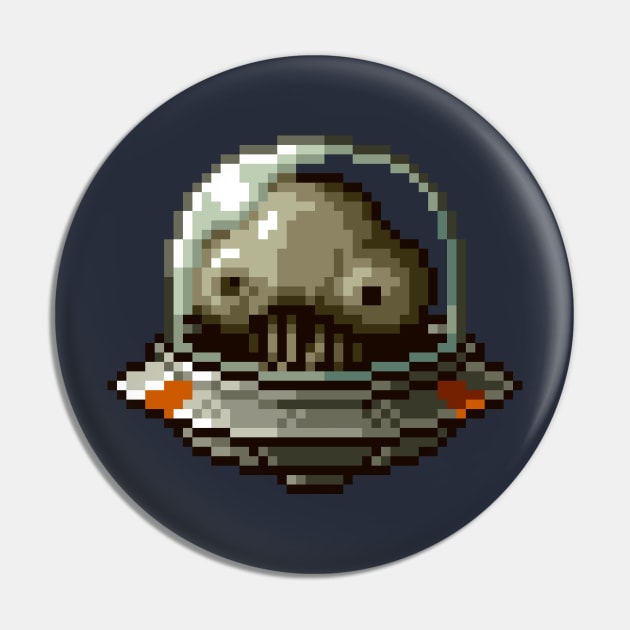 Metal Slug UFO Pin by GraphicGibbon