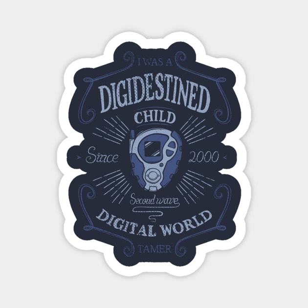 Digimon Child - Second Adventure - Digidestined Magnet by Typhoonic