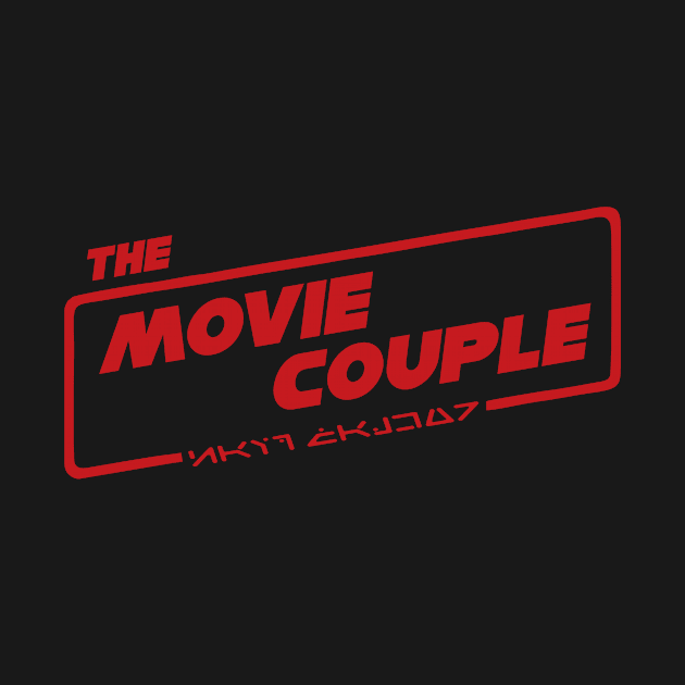 The Movie Couple Logo Tee - Red Logo by The Movie Couple