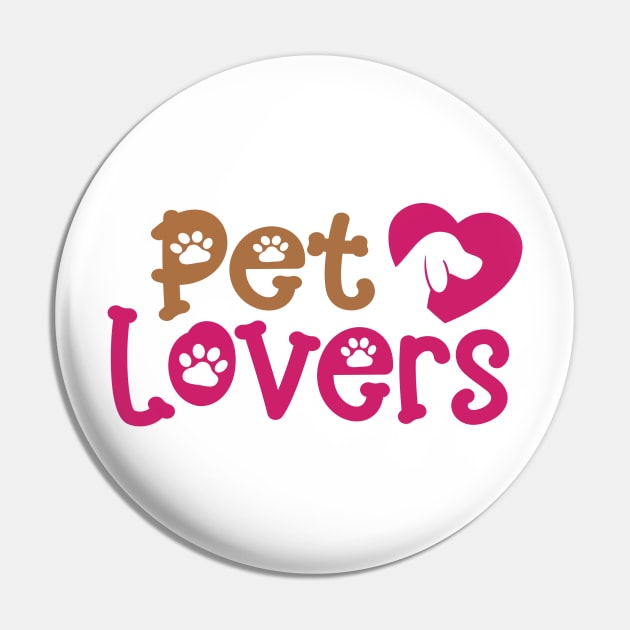 Pet Lovers Pin by koolteas