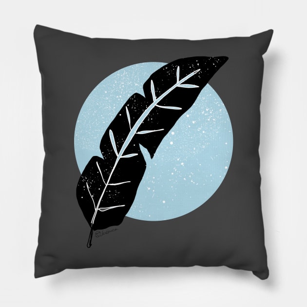 Hoja de Platano Pillow by Veronica Morales Designer