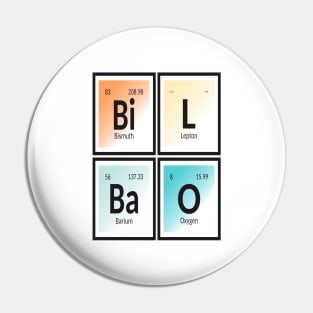 Bilbao City | Periodic Table of Elements Pin