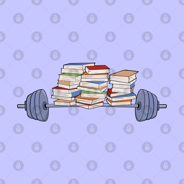 Lifting weights and books by DiegoCarvalho