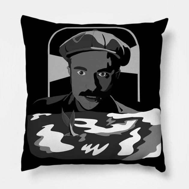 Why'd ya spill yer beans? Pillow by pinxtizzle