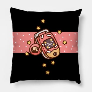 Flip Phone Puglie Pillow