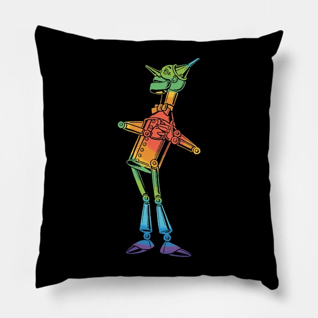 Tin Woodman Radiating Heart Pillow by Quick Nick Pics