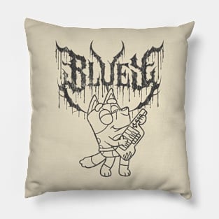 BLUEY METAL BLACK VINTAGE Pillow