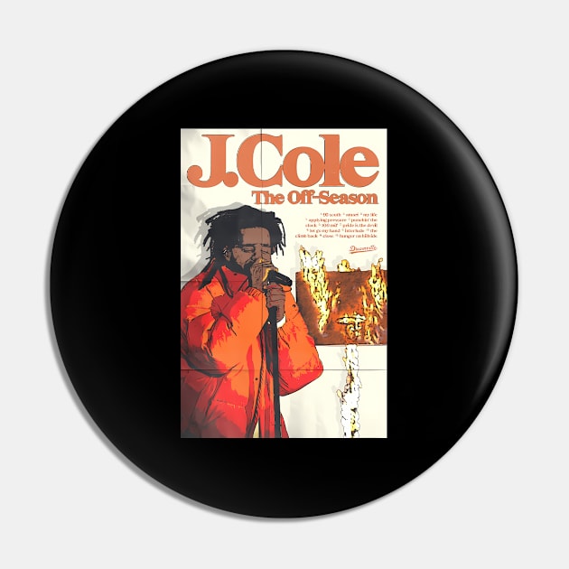 J Cole-Off-Season Pin by keng-dela