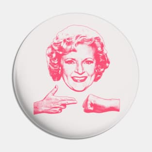 Betty White \/\/\ Run The Jewels \/\/\ Tribute Design Pin