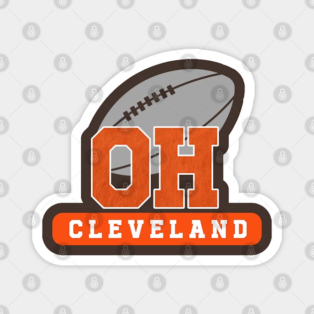 Cleveland Football Team Magnet by igzine