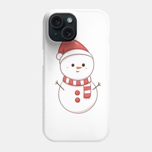 Cute Kawaii Snowman Phone Case