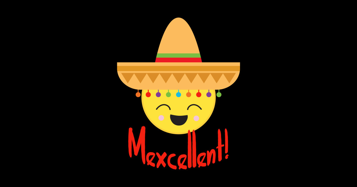 Mexcellent Emoticon Sombrero Emoji Posters and Art Prints TeePublic