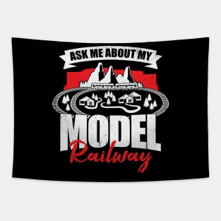 Ask Me About My Model Railway Tapestry