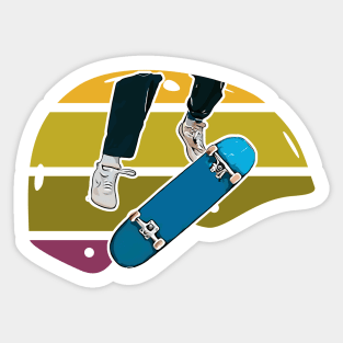 Do a kickflip Sticker for Sale by smoirartwork