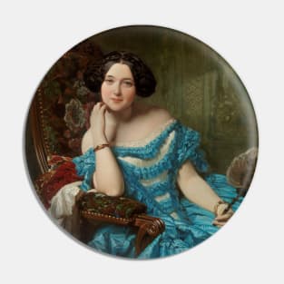 Amalia de Llano, a Spanish Countess and Author by Federico de Madrazo Pin