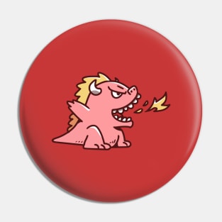 Red Zilla is Beathing Fire Pin