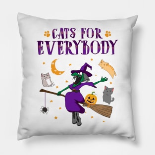 Cats For Everybody Pillow