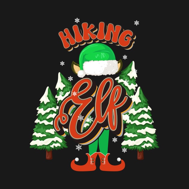 HIKING ELF CHRISTMAS by HomeCoquette