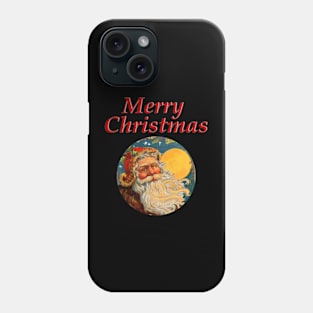 Christmas - Vintage Santa, Merry Christmas Family Matching T-shirt, Pjama Phone Case