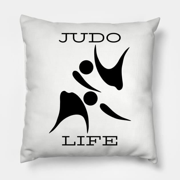 Judo Life Pillow by Rickido