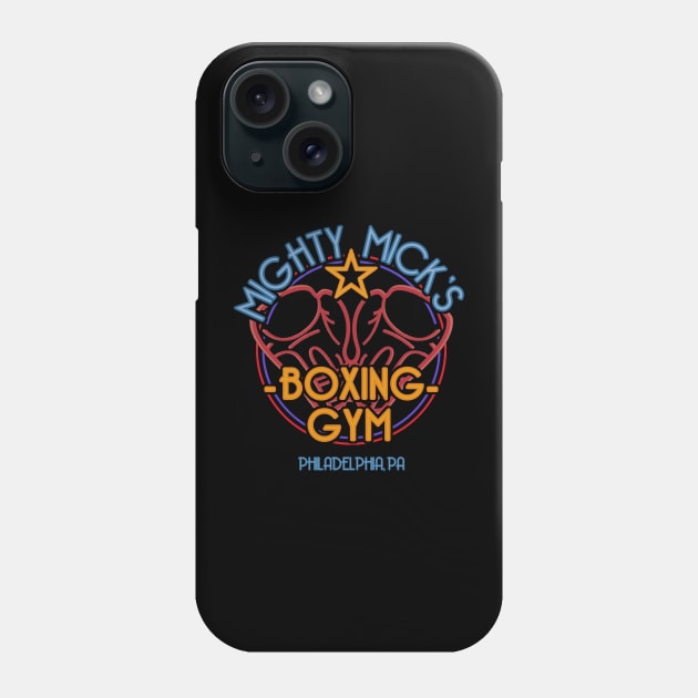 Mighty Mick's Boxing Gym Retro Phone Case by Danny's Retro Store