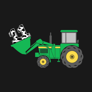 Kids 11th Birthday Boys 11 Year Old Farm Truck Tractor Party T-Shirt