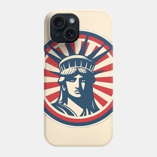 Lady of Liberty: Statue of Liberty Independence Day Emblem Phone Case