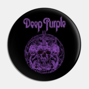 PURPLE SKULL Pin