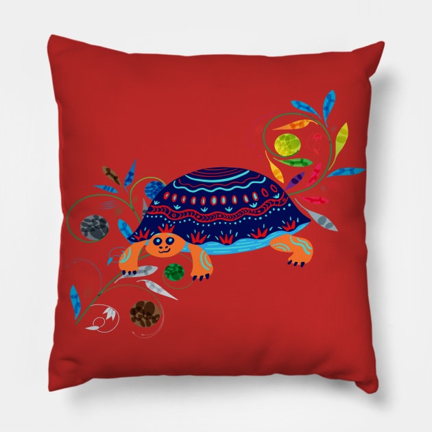 Whimsical Creatures | Turtle Pillow by Cheri Carlisa Designs