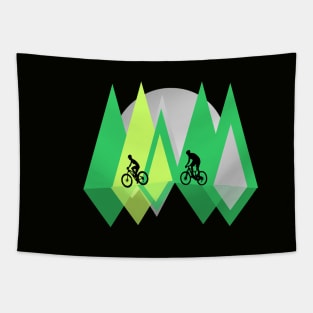 Mountain Bike Heartbeat Divertido MTB Dirt Bike Tapestry