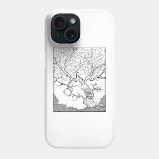 Tree Needs Coffee And Doughnuts Phone Case