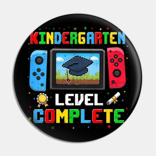 Kids Kindergarten Level Complete Last Day Of School Graduated Boy Pin