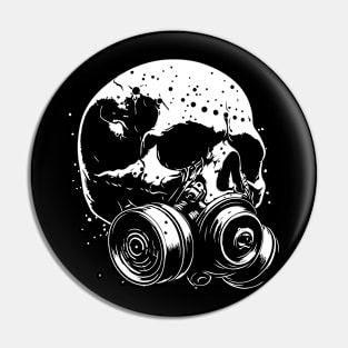 skull gasmask Pin