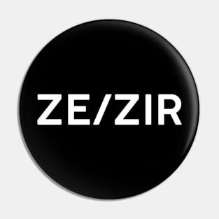 Ze/Zir Pronouns Pin