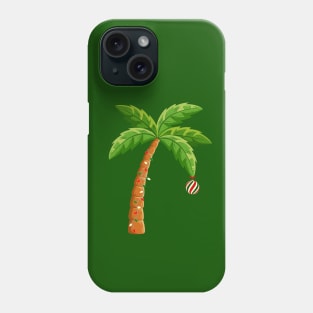 A Christmas Palm Tree Phone Case