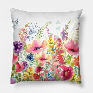 Whimsical Wildflowers A Pillow