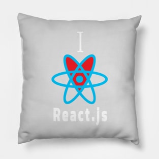 I love React for a programmers and coders Pillow