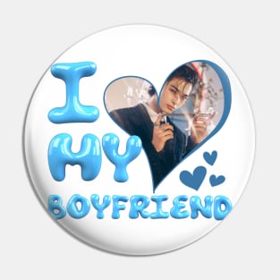 Enhypen I Love My Boyfriend Niki Heart Pin