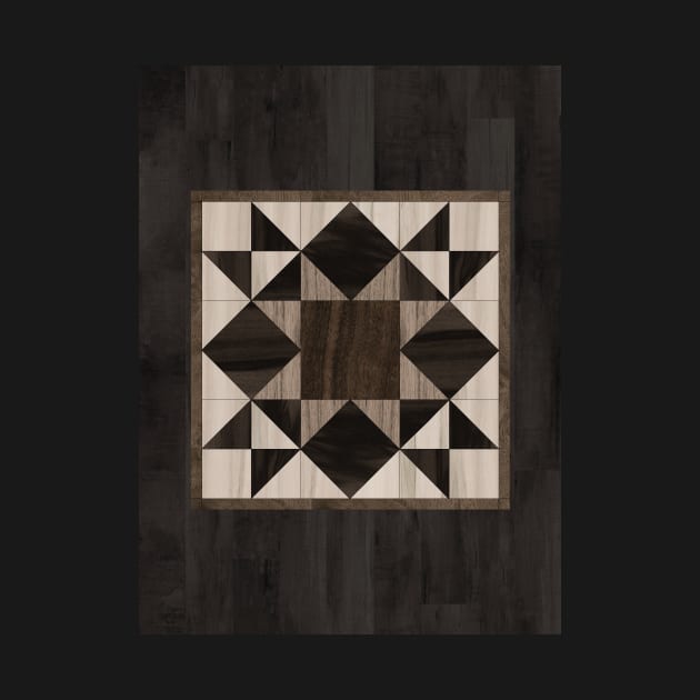 Barn Quilt - Dark by SugarPineDesign