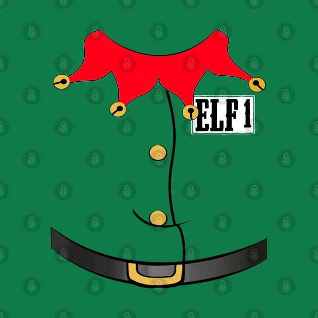 Christmas Family "Elf 1" Photo Design Shirt by TonTomDesignz