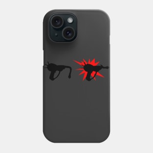 Zombie Pack-a-Punched Ray Gun on Black Phone Case