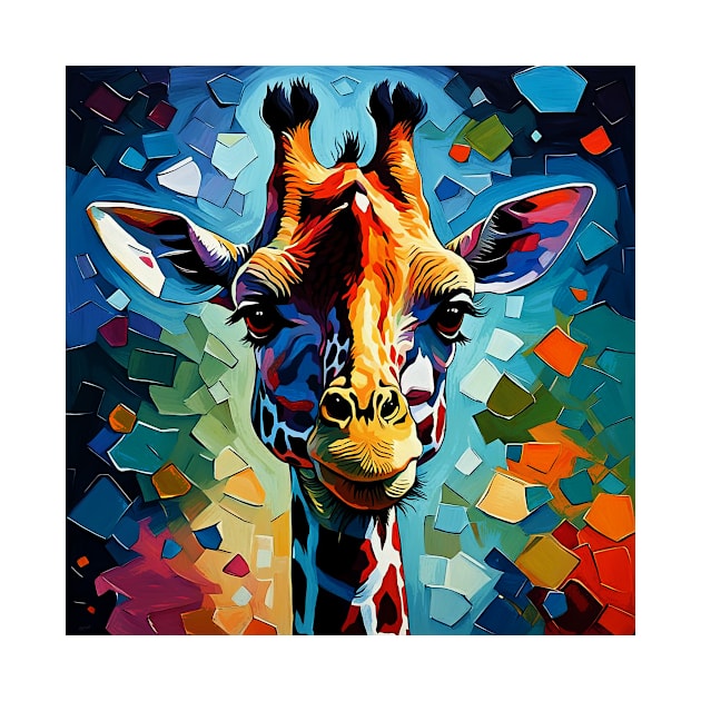 Colorful Giraffe 302 by Korey Watkins