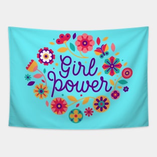 Girl Power Inspiration Positive Girly Quotes Tapestry