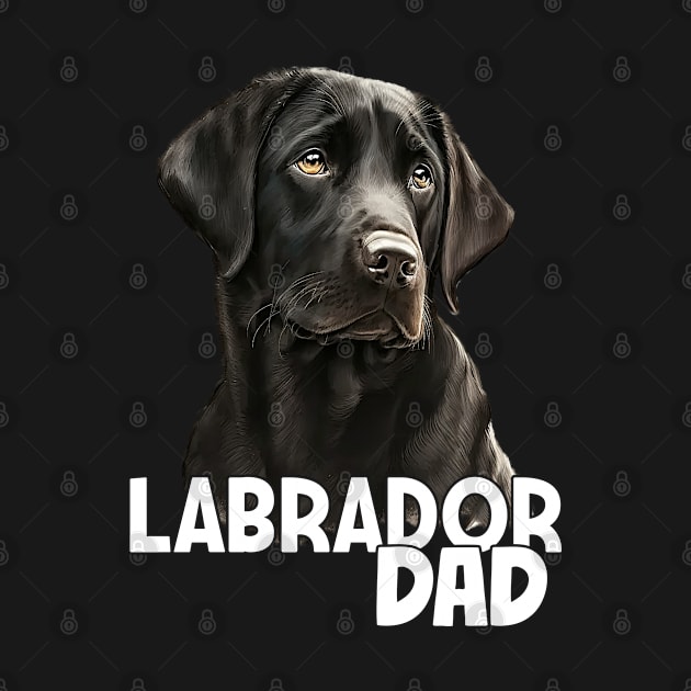 Labrador - Labrador Dad by Kudostees