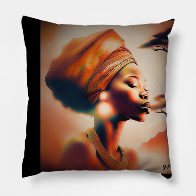 " Subconcious Woman " Pillow by H.E.R.  World 