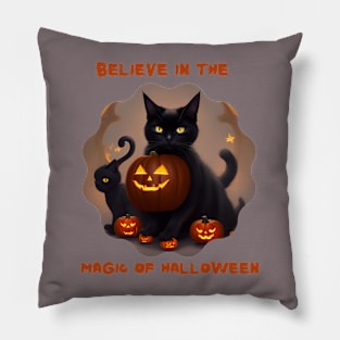 Believe in the magic of Halloween Pillow